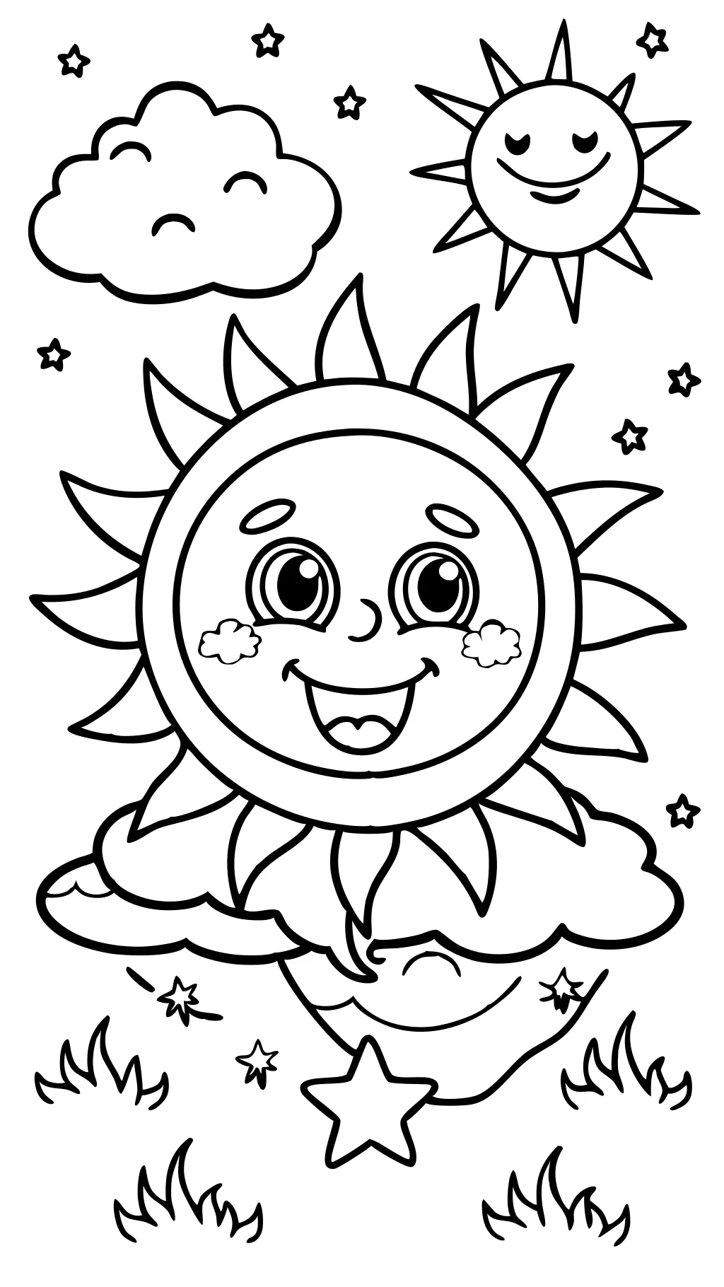 coloriage le soleil